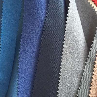 100% Polyester mercerized velvet tricot brush fabric wool velour kg price for tricot coat